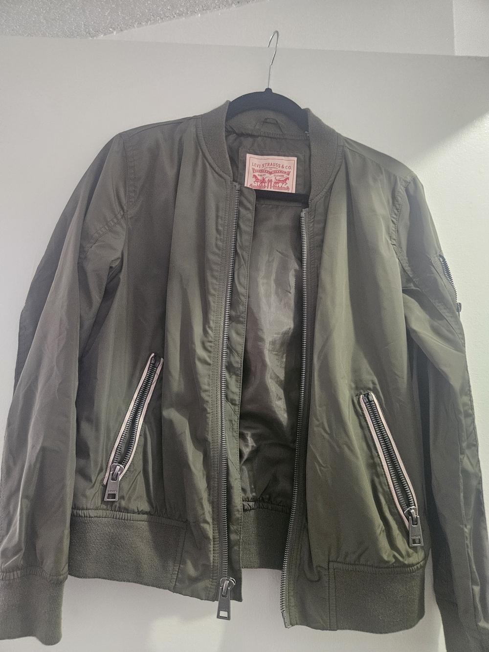 Levi's Olive Green Bomber Jacket